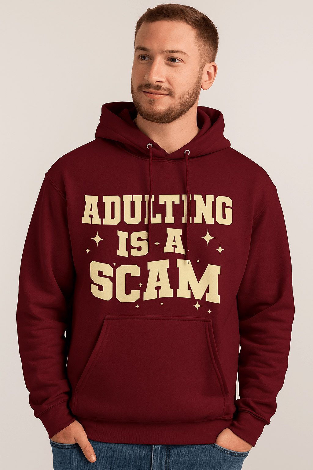 Adulting Is a Scam! | Game Day Football Apparel | LNS Laser Engraver Designer LLC