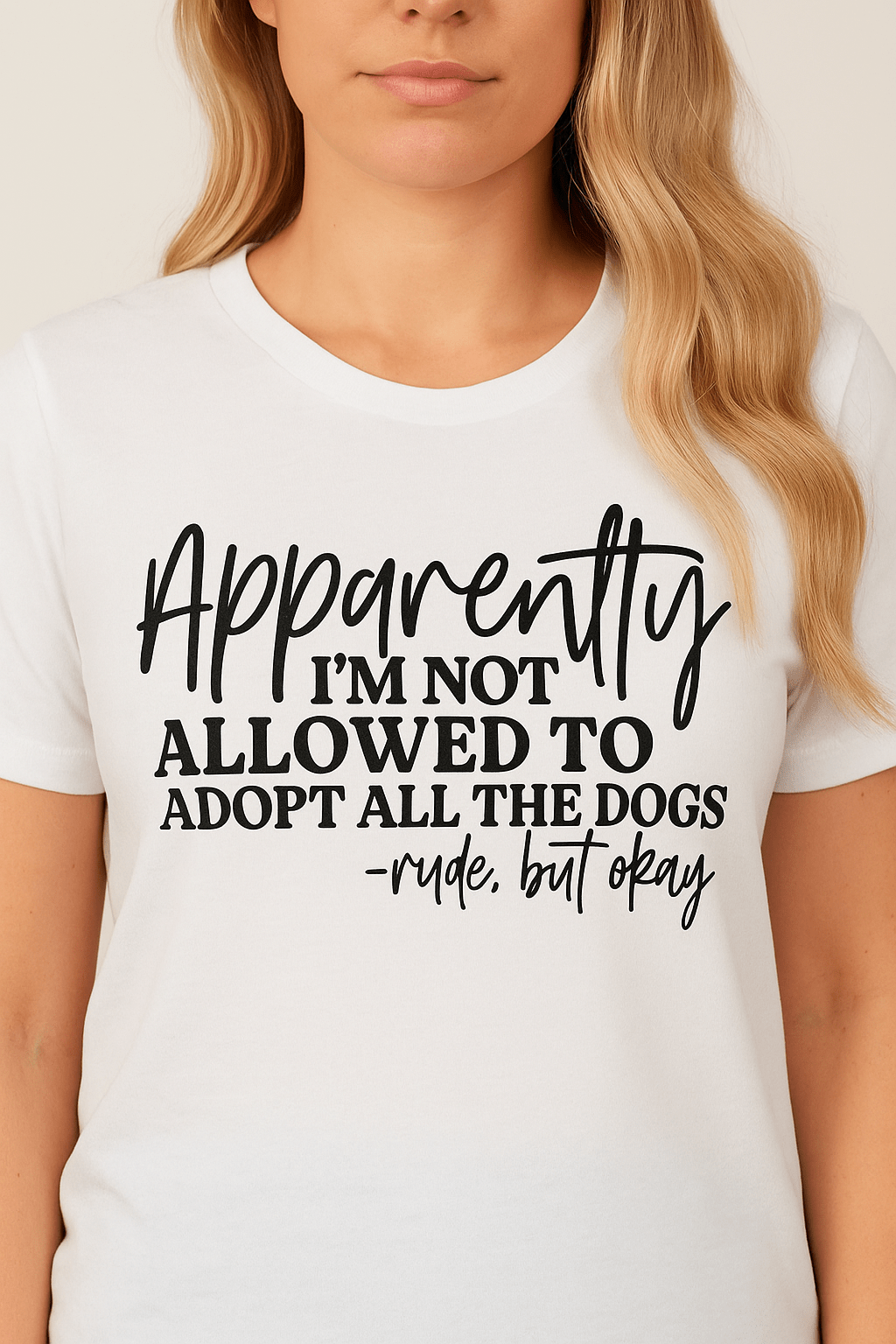 Apparently I’m Not Allowed to Adopt All the Dogs | Game Day Football Apparel | LNS Laser Engraver Designer LLC