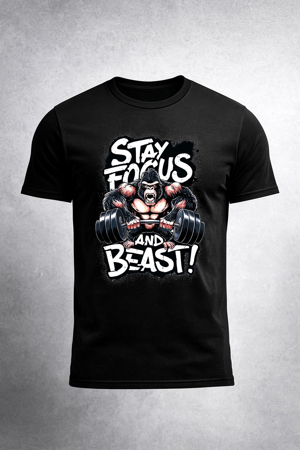 Beast Mode Focus Tee | Game Day Football Apparel | LNS Laser Engraver Designer LLC