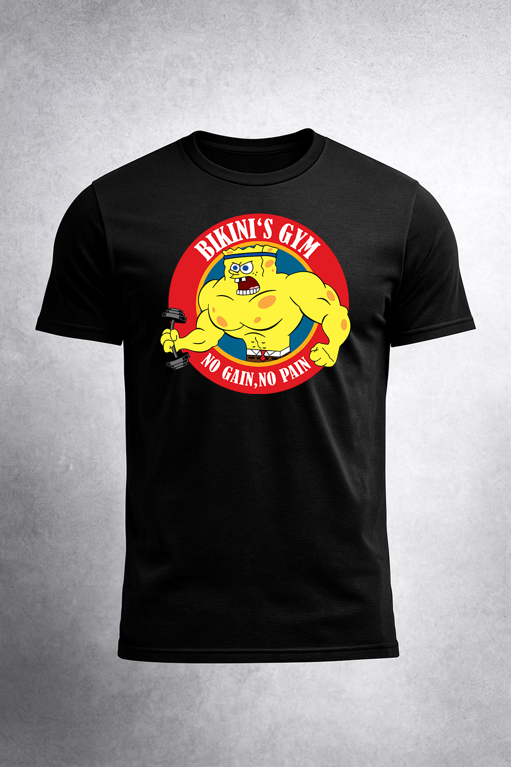 Bikini Buff Gym Tee | Game Day Football Apparel | LNS Laser Engraver Designer LLC