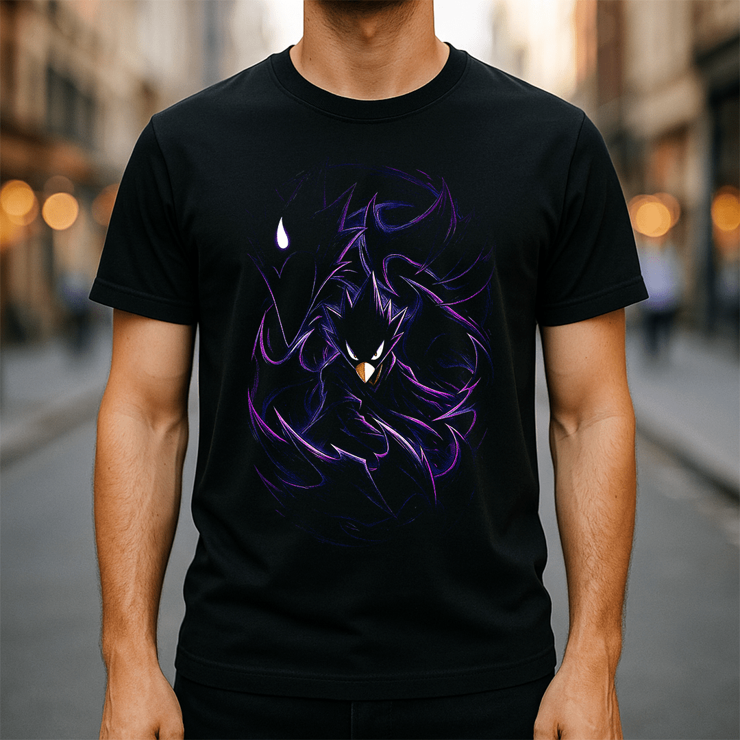 Dark Phantom Bird Tee | Game Day Football Apparel | LNS Laser Engraver Designer LLC