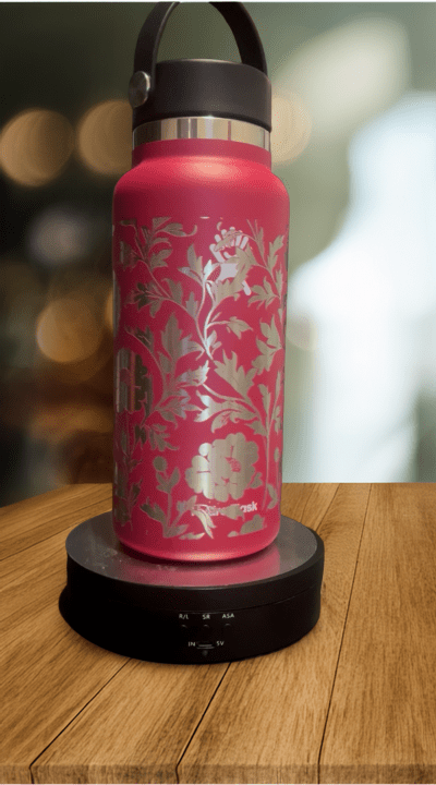 Flowers Personalized YETI Rambler | Game Day Football Apparel | LNS Laser Engraver Designer LLC