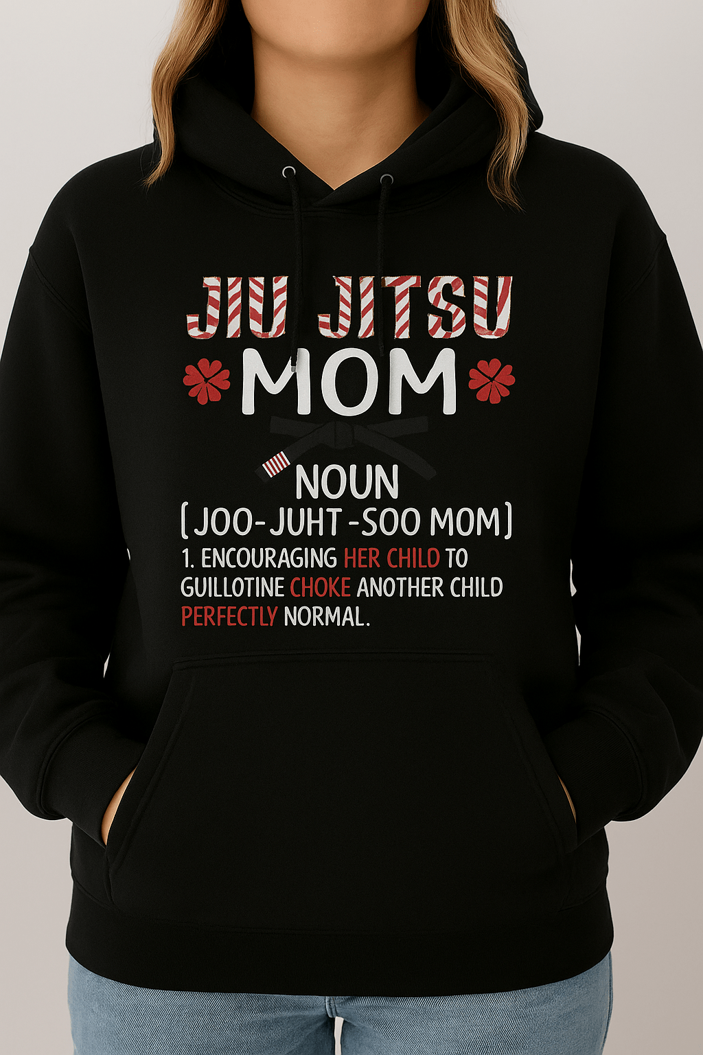 Funny Jiu - Jitsu Mom Noun Definition | Game Day Football Apparel | LNS Laser Engraver Designer LLC