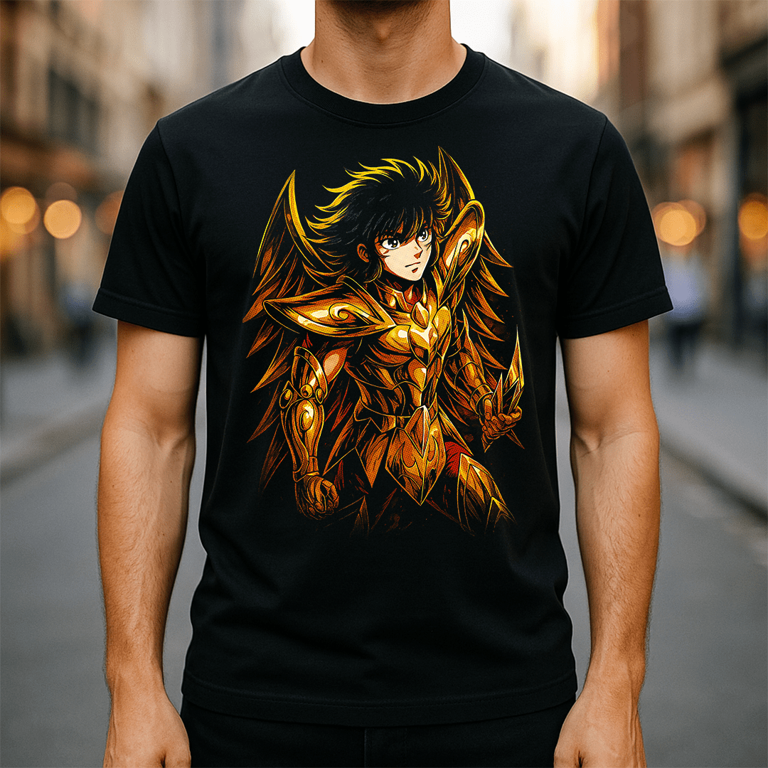 Golden Celestial Knight Tee | Game Day Football Apparel | LNS Laser Engraver Designer LLC