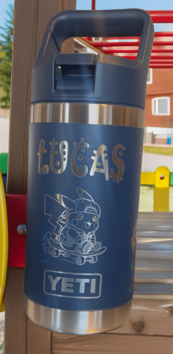 kid's Personalized YETI Rambler | Game Day Football Apparel | LNS Laser Engraver Designer LLC
