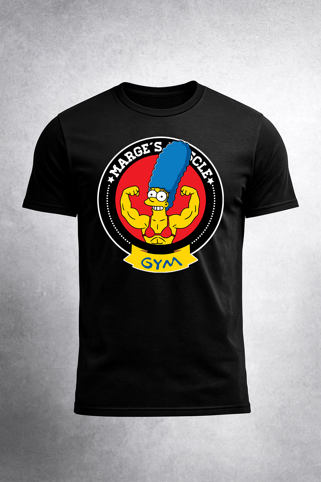 Marge Muscle Gym Tee | Game Day Football Apparel | LNS Laser Engraver Designer LLC
