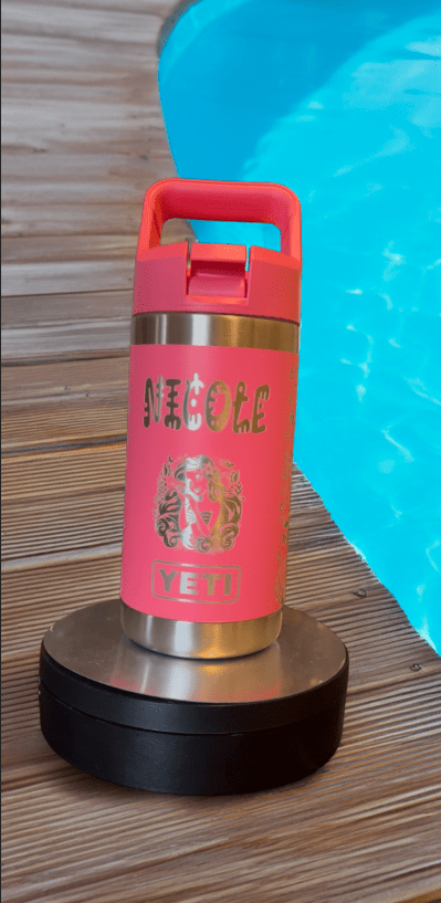 Mermaid Personalized YETI Rambler | Game Day Football Apparel | LNS Laser Engraver Designer LLC