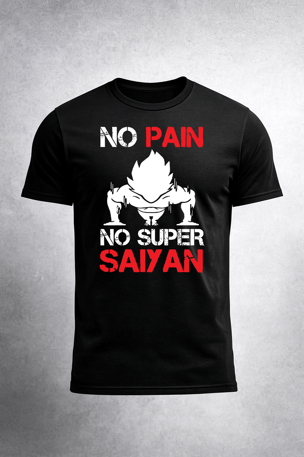 No Pain, No Saiyan Tee | Game Day Football Apparel | LNS Laser Engraver Designer LLC