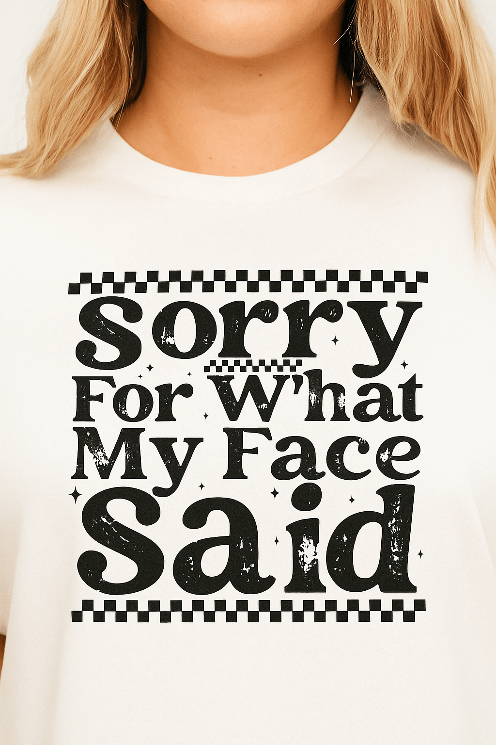Sorry For What My Face Said | Game Day Football Apparel | LNS Laser Engraver Designer LLC