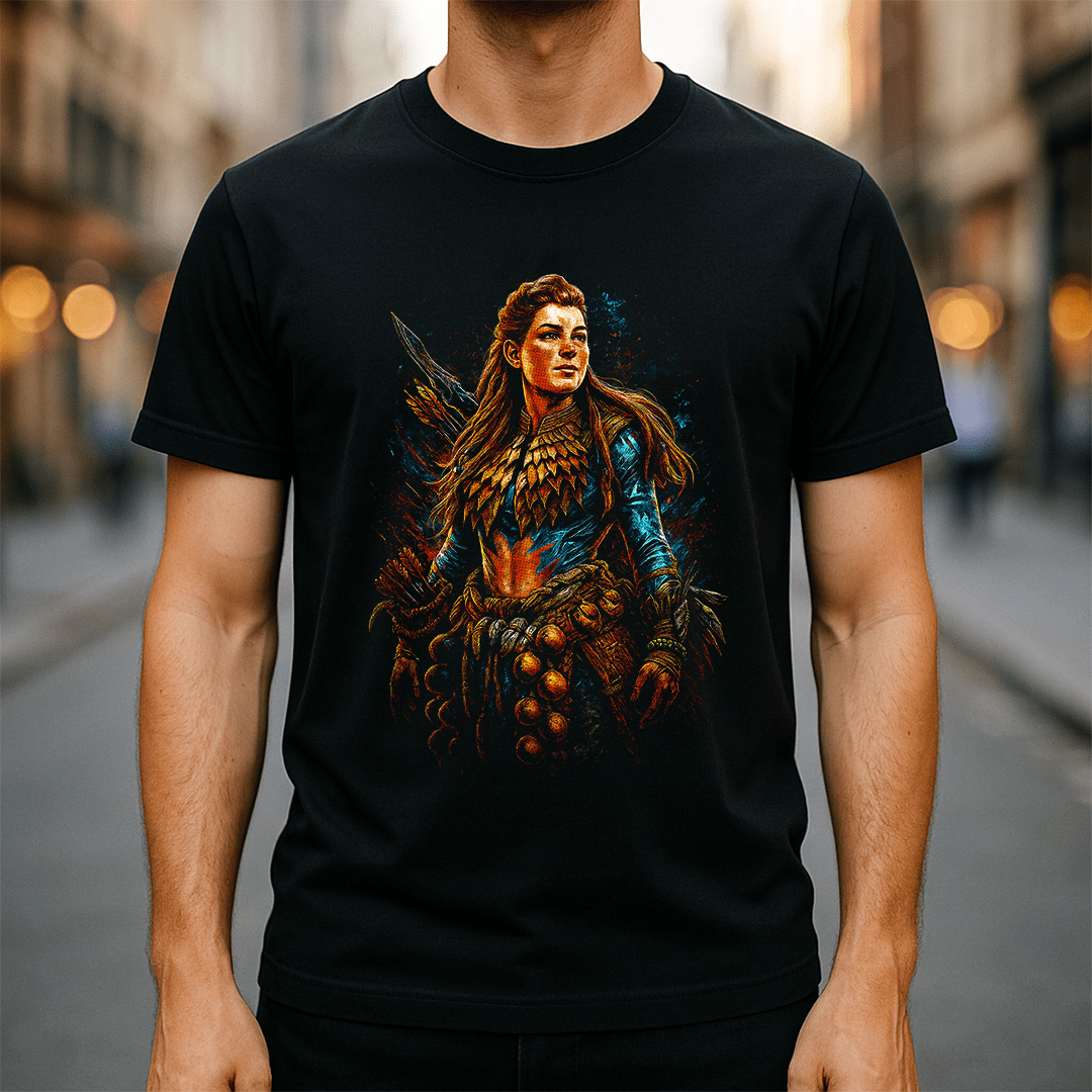 Stormborn Huntress Tee | Game Day Football Apparel | LNS Laser Engraver Designer LLC