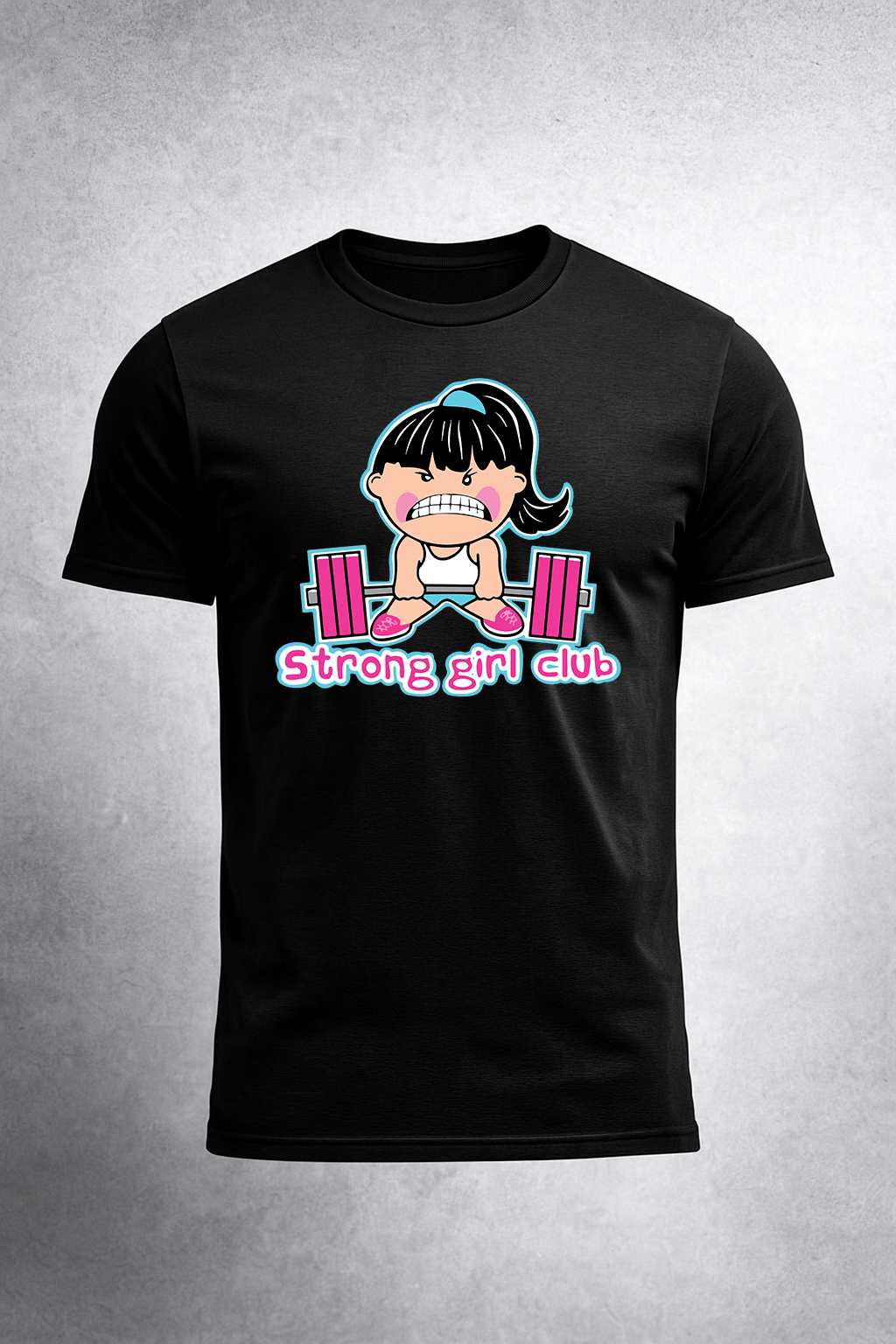 Strong Girl Club Tee | Game Day Football Apparel | LNS Laser Engraver Designer LLC