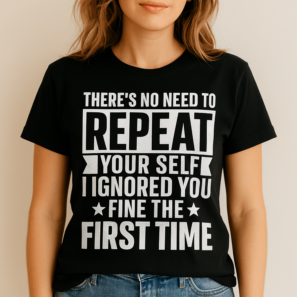 There’s No Need to Repeat Yourself | Game Day Football Apparel | LNS Laser Engraver Designer LLC
