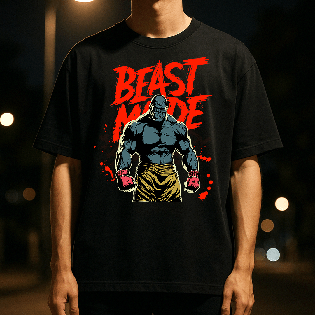 Unleashed Beast Mode Tee | Game Day Football Apparel | LNS Laser Engraver Designer LLC